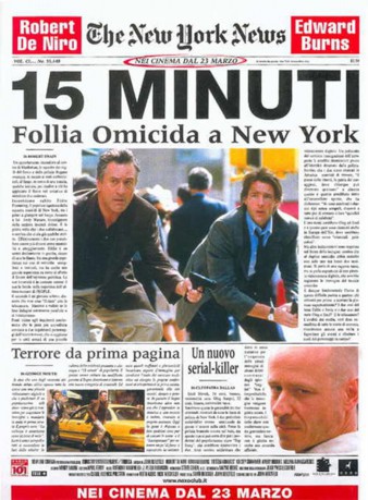 cover 15 minuti - Follia omicida a New York